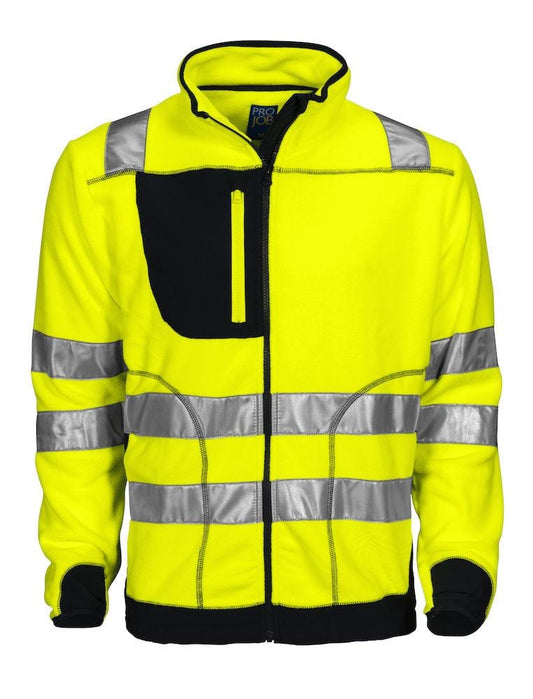 Warnschutz-Jacke aus anti-pilling behandeltem Polarfleece - wirbe-welt.shop