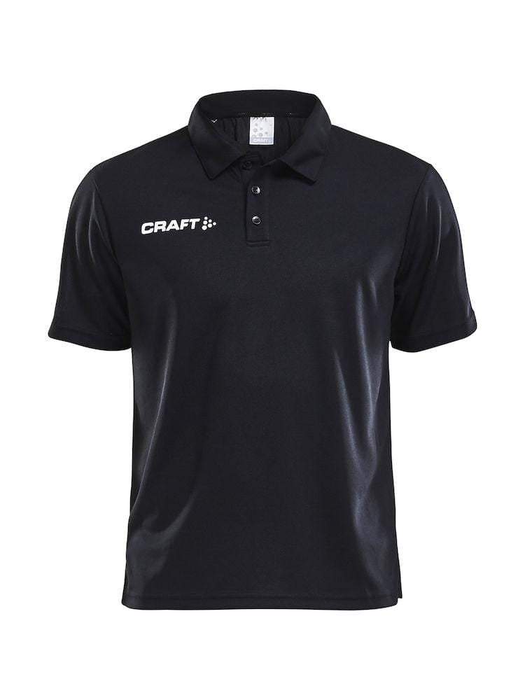 CRAFT PROGRESS POLO PIQUE MEN BLACK/WHITE 3XL - wirbe-welt.shop