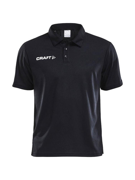 CRAFT PROGRESS POLO PIQUE MEN BLACK/WHITE 3XL - wirbe-welt.shop