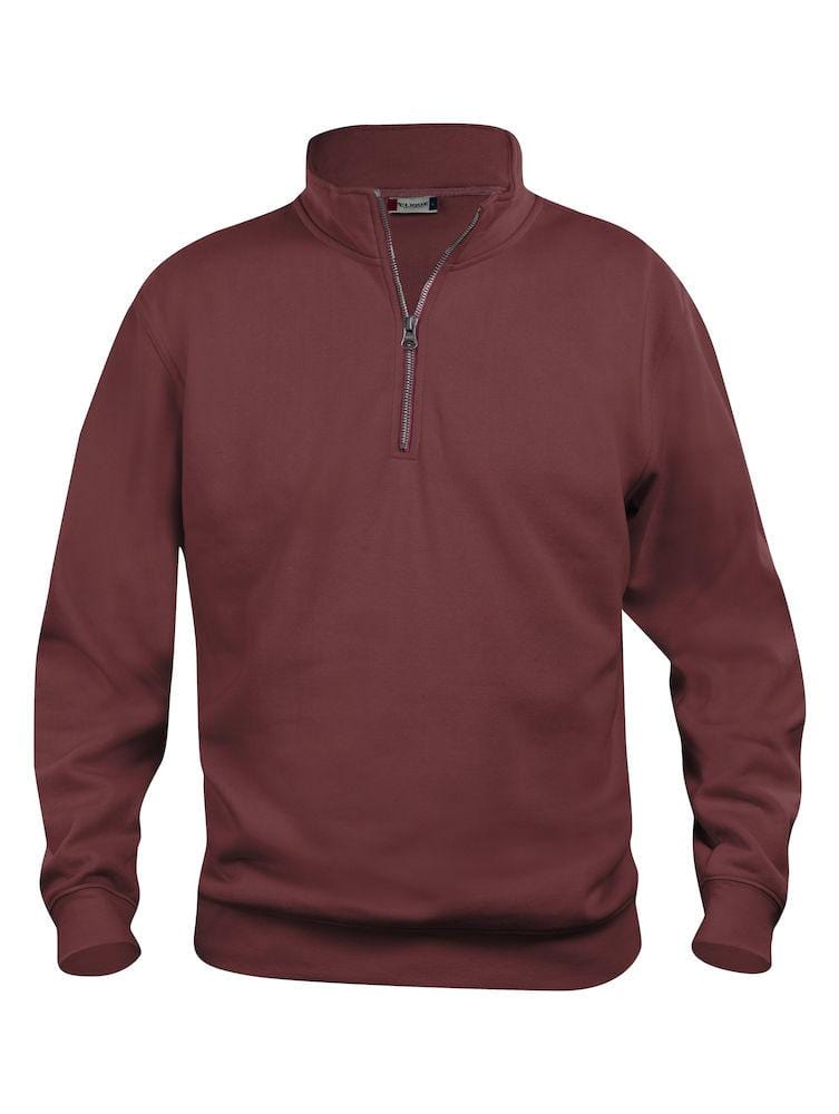 Basic Half Zip Sweatshirt mit kurzem Reissverschluss - wirbe-welt.shop