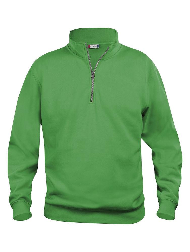 Basic Half Zip Sweatshirt mit kurzem Reissverschluss - wirbe-welt.shop