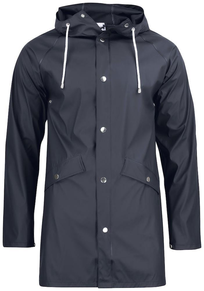 Unisex Regenjacke mit metallischen Druckknöpfen - wirbe-welt.shop
