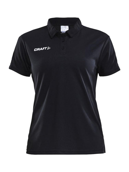 CRAFT PROGRESS POLO PIQUE WMN BLACK/WHITE 2XL - wirbe-welt.shop