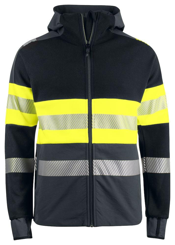 Modern geschnittene Warnschutz Kapuzenjacke - wirbe-welt.shop