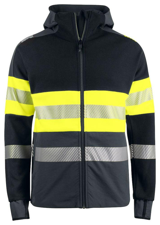 Modern geschnittene Warnschutz Kapuzenjacke - wirbe-welt.shop