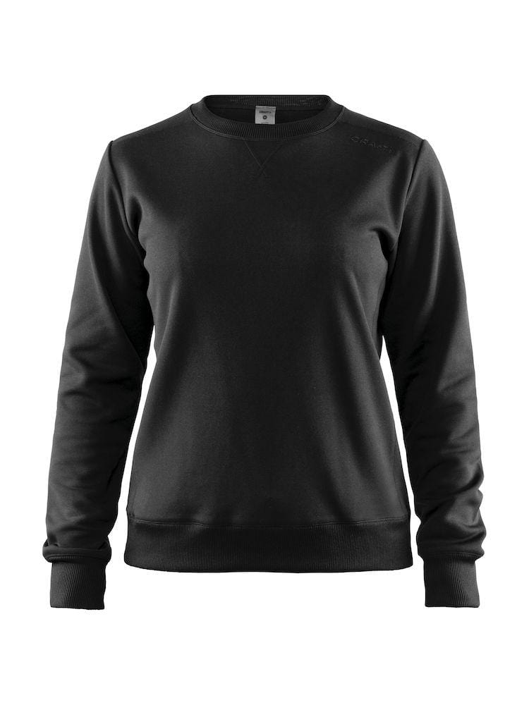 LEISURE CREWNECK WMN BLACK 2XL - wirbe-welt.shop