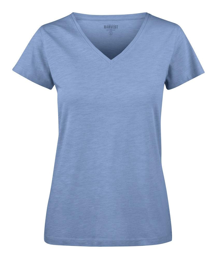 Modernes T-Shirt mit V-Neck  für Damen - wirbe-welt.shop