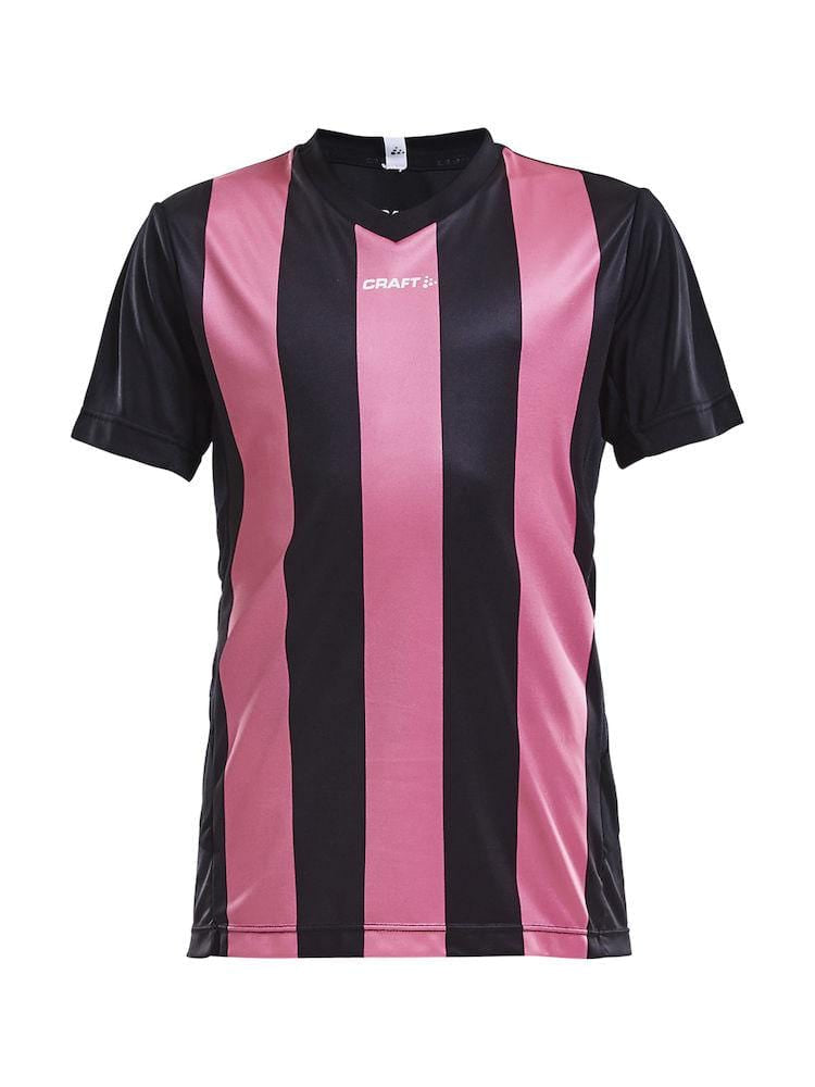 CRAFT PROGRESS JERSEY STRIPE J BLACK/WHITE 158/164 - wirbe-welt.shop