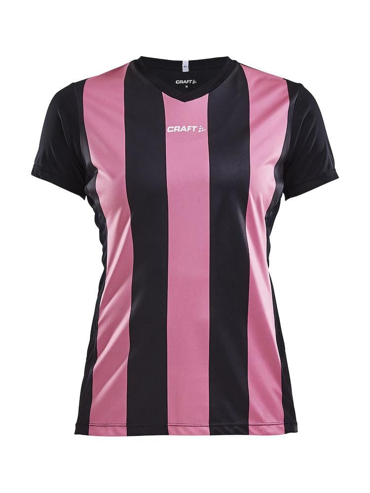 CRAFT PROGRESS JERSEY STRIPE WMN BLACK/WHITE 2XL - wirbe-welt.shop