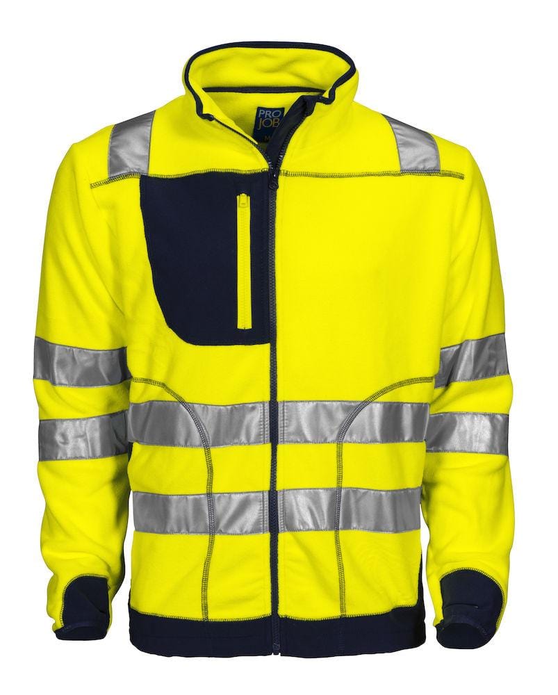 Warnschutz-Jacke aus anti-pilling behandeltem Polarfleece - wirbe-welt.shop