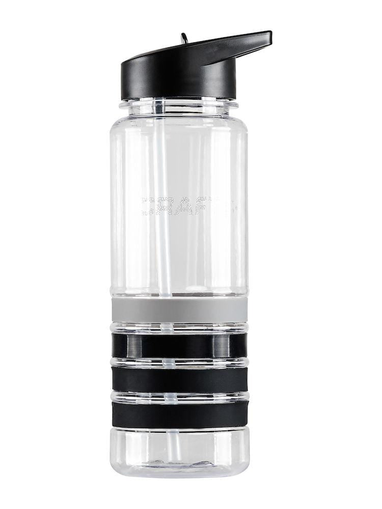 TRANSPARENT WATERBOTTLE BLACK ONE SIZE - wirbe-welt.shop
