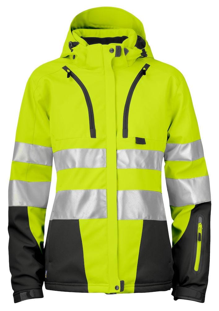 Projob Warnschutzjacke für Damen- WARNSCHUTZ SOFTSHELL XS-2XL - wirbe-welt.shop
