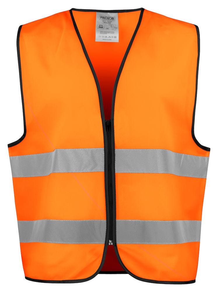 Projob Unisex Warn Weste - EN ISO 20471 Klasse 2 - mit Logo bedrucken - wirbe-welt.shop