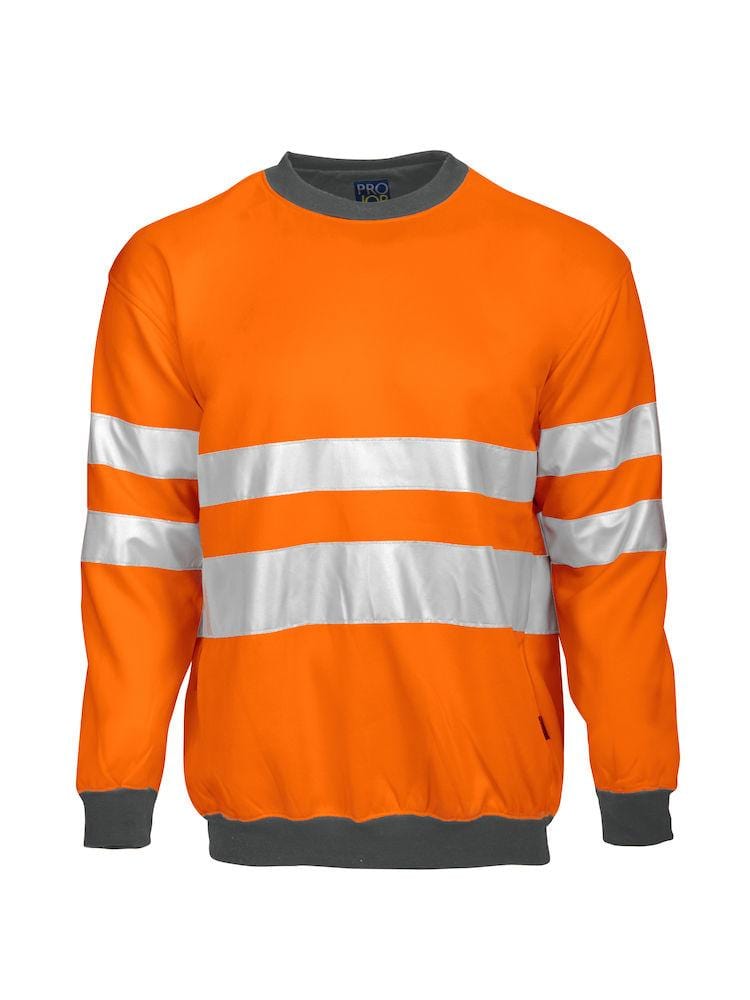 Warnschutzkleidung-Sweatshirt mit Rundhals-Ausschnitt - wirbe-welt.shop