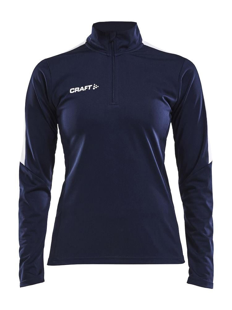 CRAFT PROGRESS HALFZIP LS TEE WMN BLACK 2XL - wirbe-welt.shop