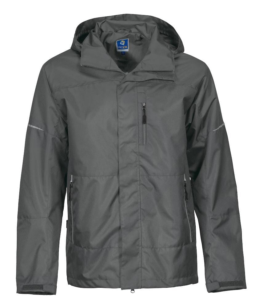 Projob Herren Leichte Wasserabweisende Jacke mit Kapuze - wirbe-welt.shop