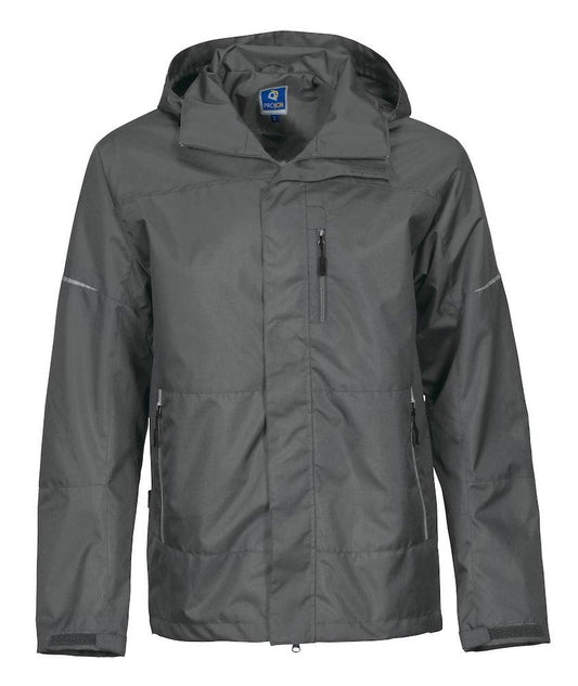 Projob Herren Leichte Wasserabweisende Jacke mit Kapuze - wirbe-welt.shop