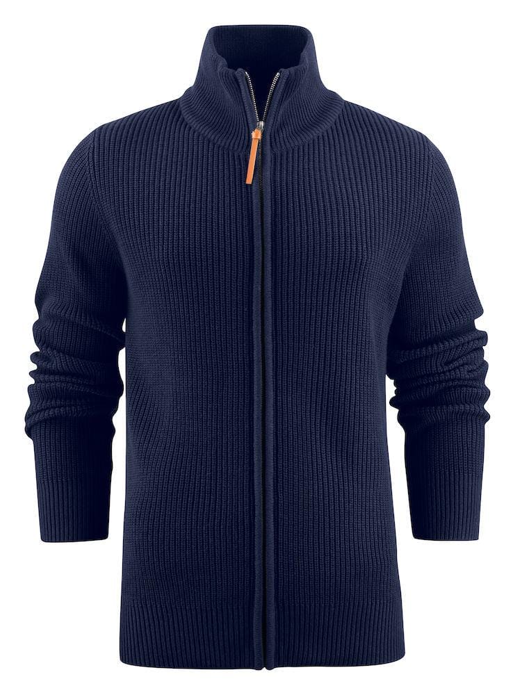 Strickjacke mit durchgehendem Metallreissverschluss - wirbe-welt.shop