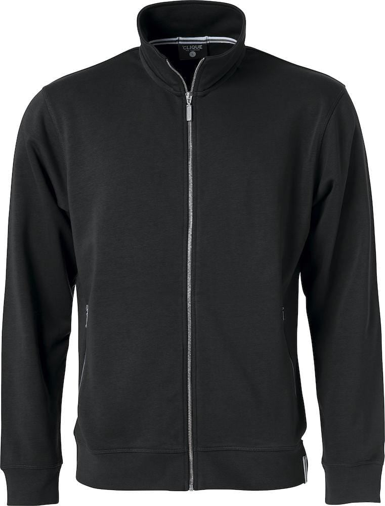 Sweatjacke mit Stehkragen aus French Terry Clique - wirbe-welt.shop