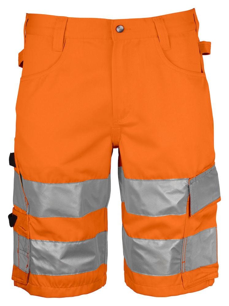 Projob Herren Shorts in Warnschutzfarbe mit Reflektoren - 6536 En Iso 20471 Klasse 2 - wirbe-welt.shop
