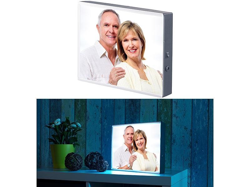 LED-Leuchtkasten für Bilder- Bilderrahmen beleuchtet - wirbe-welt.shop