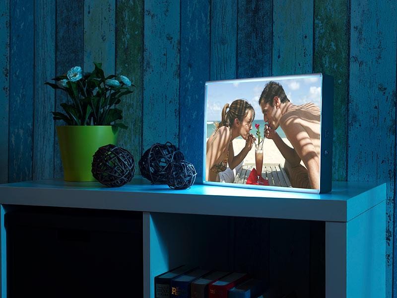 LED-Leuchtkasten für Bilder- Bilderrahmen beleuchtet - wirbe-welt.shop