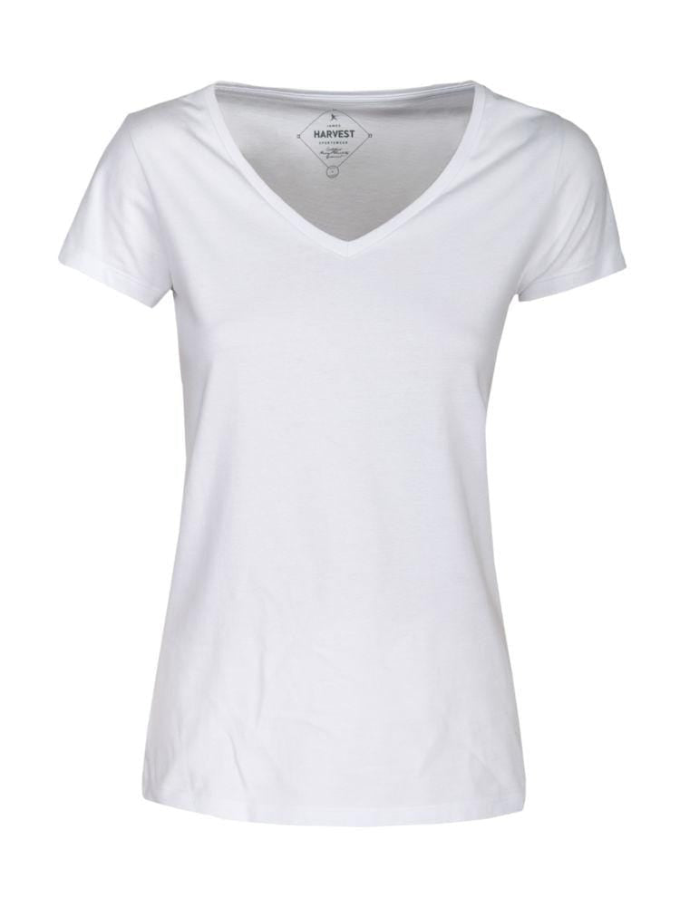 Modernes T-Shirt mit V-Neck  für Damen - wirbe-welt.shop
