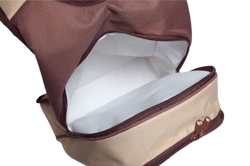 Picknickrucksack "Meadow", dunkelbraun - wirbe-welt.shop