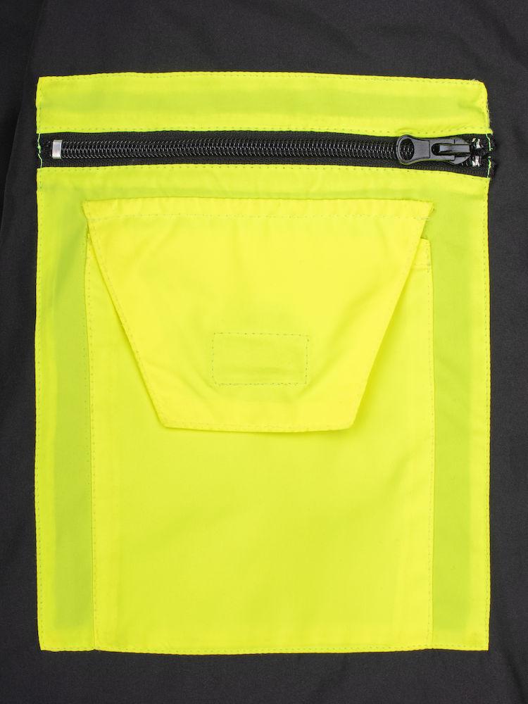 Projob Herren Jacke gesteppte leichte Jacke- Zip in innen Jacke für 3-IN1 Jacken En Iso 20471 Klasse 3 - wirbe-welt.shop