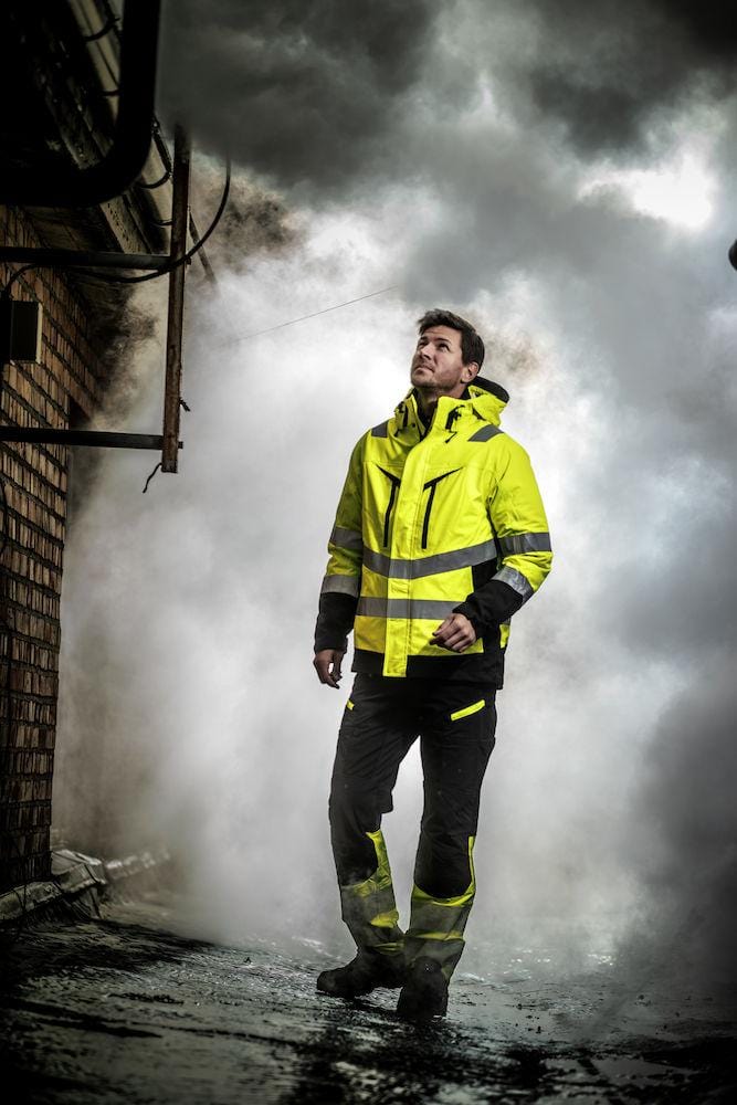 Projob Herren Wind- und Wasserdichter Parka 3-in-1 EN ISO 20471 Klasse 3/2 - 646417 - wirbe-welt.shop