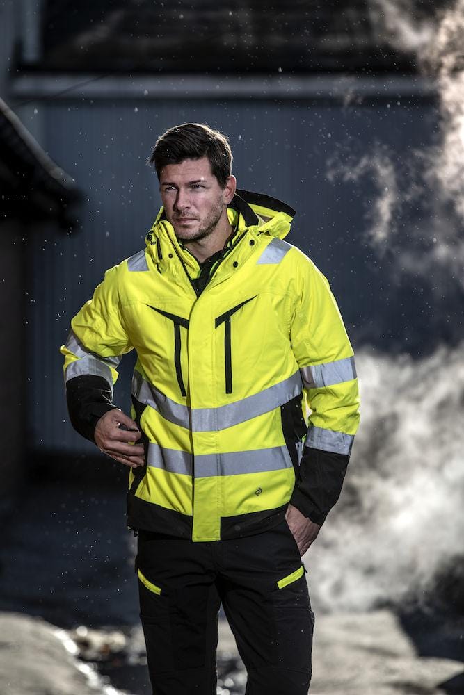 Projob Herren Wind- und Wasserdichter Parka 3-in-1 EN ISO 20471 Klasse 3/2 - 646417 - wirbe-welt.shop