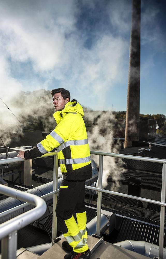 Projob Herren Wind- und Wasserdichter Parka 3-in-1 EN ISO 20471 Klasse 3/2 - 646417 - wirbe-welt.shop