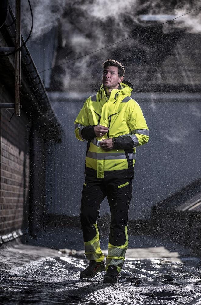 Projob Herren Wind- und Wasserdichter Parka 3-in-1 EN ISO 20471 Klasse 3/2 - 646417 - wirbe-welt.shop