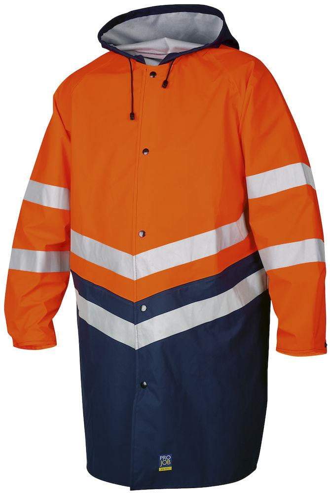 Herren Regenmantel- Warnschutzmantel  EN ISO 20471 KLASSE 3 - wirbe-welt.shop