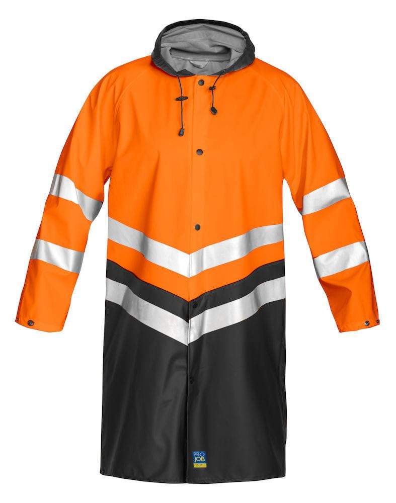 Herren Regenmantel- Warnschutzmantel  EN ISO 20471 KLASSE 3 - wirbe-welt.shop