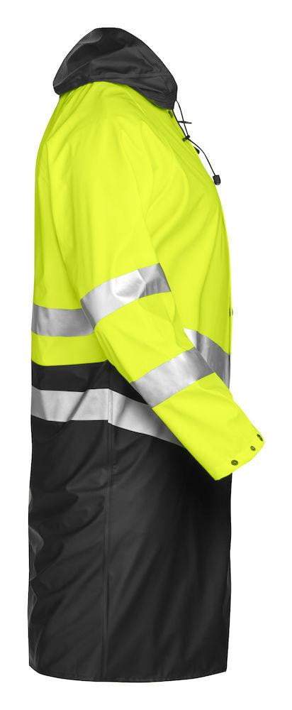 Herren Regenmantel- Warnschutzmantel  EN ISO 20471 KLASSE 3 - wirbe-welt.shop
