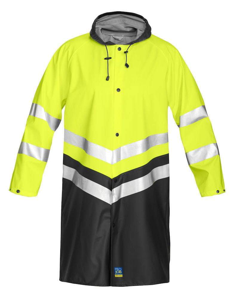 Herren Regenmantel- Warnschutzmantel  EN ISO 20471 KLASSE 3 - wirbe-welt.shop