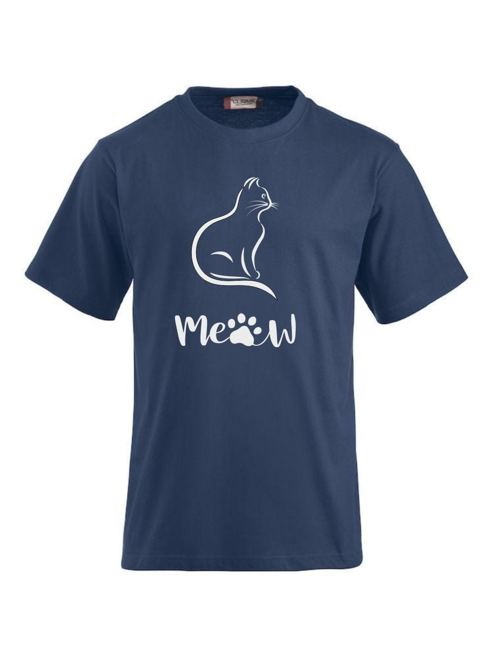 T-Shirt bedrucken mit Spruch - Katze-Meow CLIQUE CLASSIC-T-Shirt für Damen und Herren    -- T-Shirt aus feinster gekämmter und vorgeschrumpfter Baumwolle