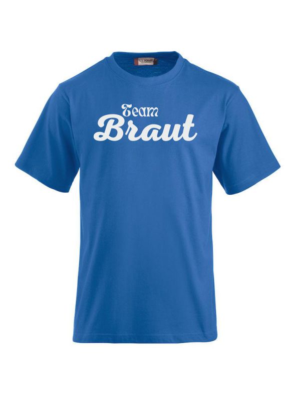 T-Shirts bedrucken mit Spruch Team Braut