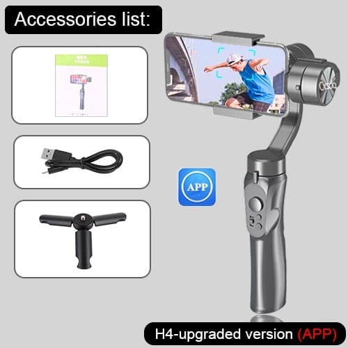 Orsda New F6 3-axis Gimbal Stabilizer Gopro Camera Stabilizer Shandheld Selfie Stick Tripod for Smartphone Connection Bluetooth - wirbe-welt.shop