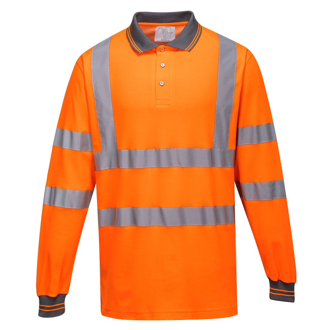 Langarm Baumwoll Komfort Poloshirt