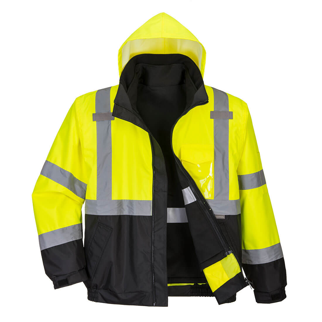 Hi-Vis Premium 3-in-1 Pilotjacke