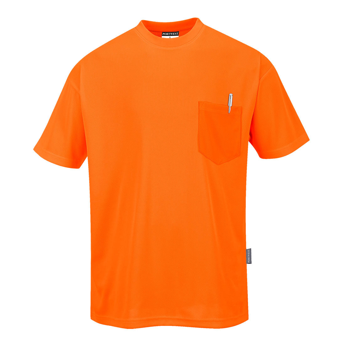 T-Shirt in Tagesleuchtfarbe