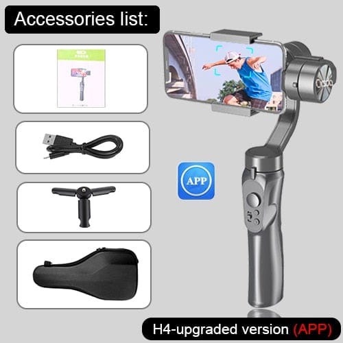 Orsda New F6 3-axis Gimbal Stabilizer Gopro Camera Stabilizer Shandheld Selfie Stick Tripod for Smartphone Connection Bluetooth - wirbe-welt.shop