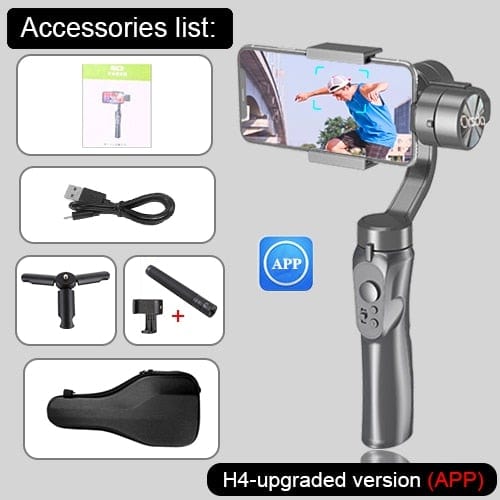 Orsda New F6 3-axis Gimbal Stabilizer Gopro Camera Stabilizer Shandheld Selfie Stick Tripod for Smartphone Connection Bluetooth - wirbe-welt.shop