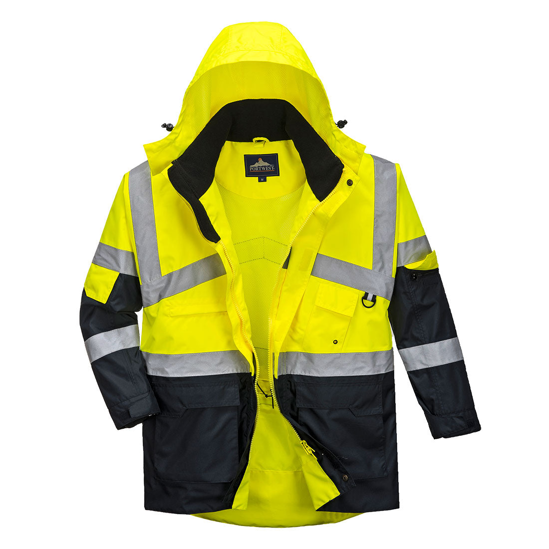 2-farbige atmungsaktive Warnschutzjacke