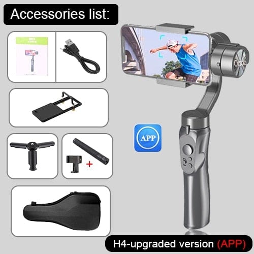 Orsda New F6 3-axis Gimbal Stabilizer Gopro Camera Stabilizer Shandheld Selfie Stick Tripod for Smartphone Connection Bluetooth - wirbe-welt.shop