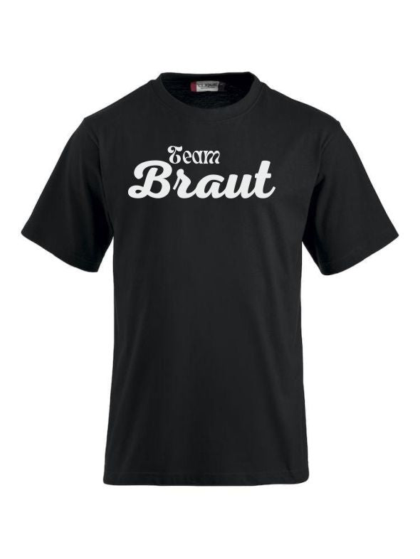 T-Shirts bedrucken mit Spruch Team Braut
