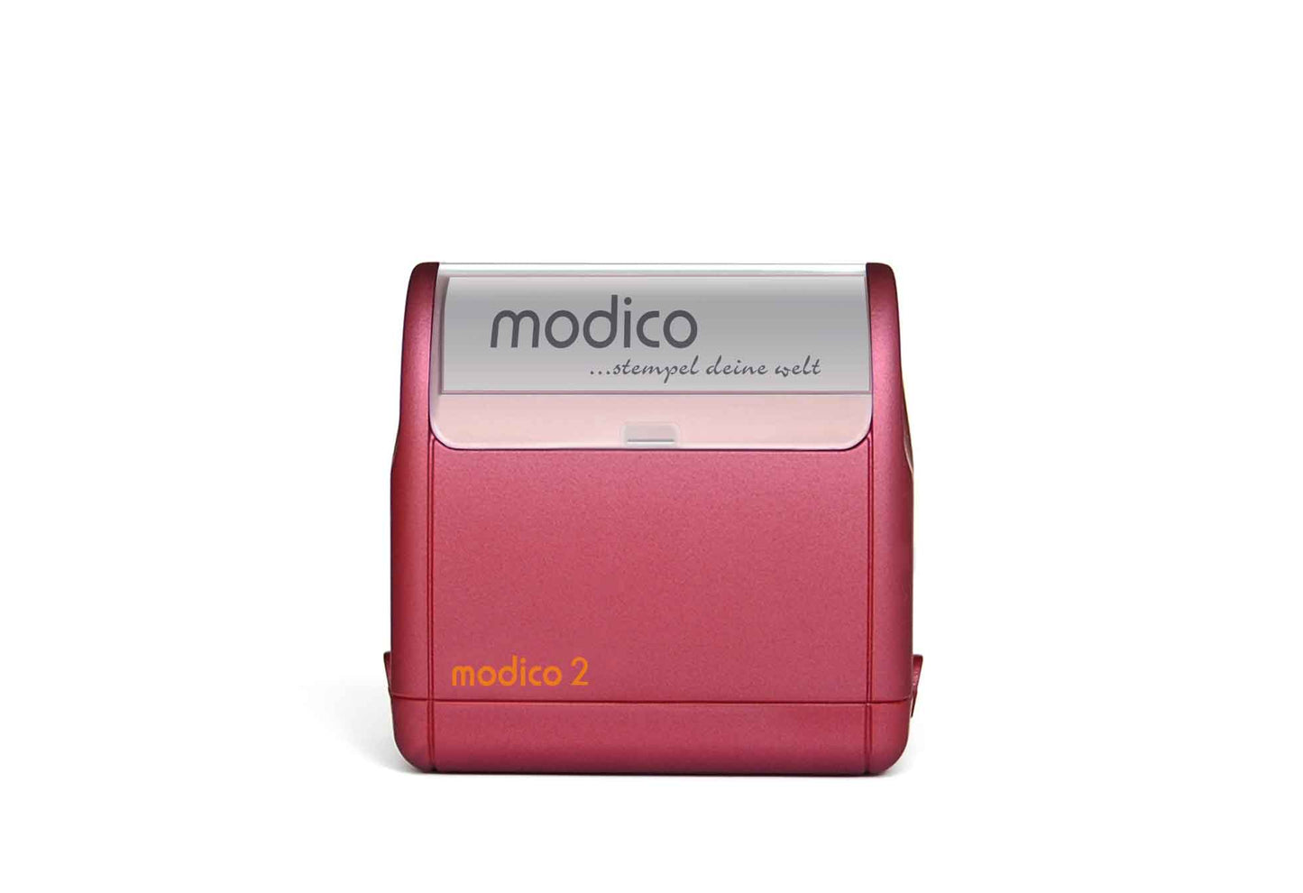Stempel für Sie und Ihre Firma Modico 2 rot - wirbe-welt.shop