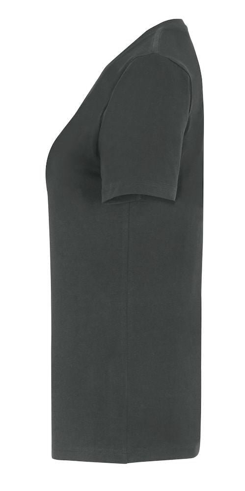 Stretch Damen T-Shirt Charcoal (980)- online gestalten & bedrucken lassen - wirbe-welt.shop